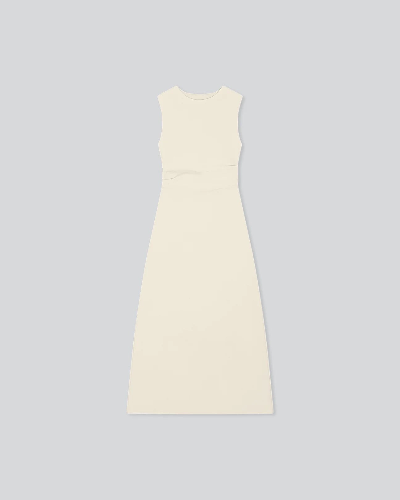 CREAM EVENING DRESS